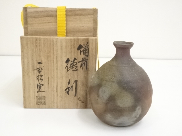 道具 ] - 道具 備前焼 一本松窯造 徳利（共箱） | ネットショップ圭